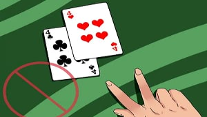 Blackjack Tip - Never Split 4s