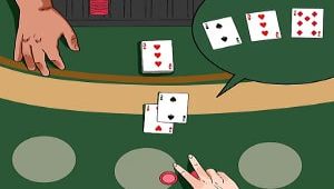 Blackjack Tip - Split 2s, 3s, or 7s if the dealer's upcard is 7 or lower
