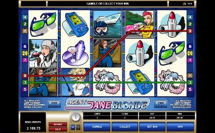 Agent Jane Blonde online slot game