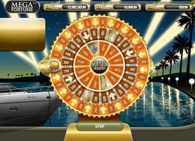 Mega Fortune Bonus Wheel