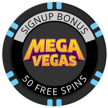 MegaVegas Casino Online Free Spins Signup Bonus