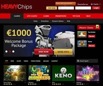 Heavy Chips Online Casino 