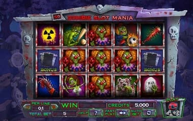 Zombie Slot Mania Pokies Online