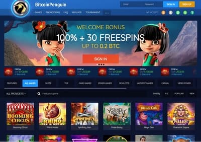 BitcoinPenguin Casino Review