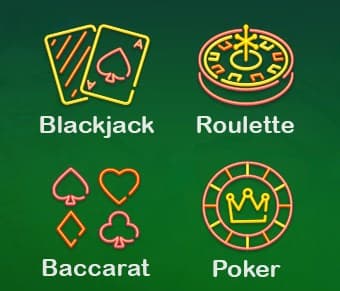 SuperCat Casino Table Games