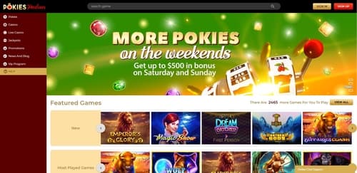 Pokies Parlour Casino Online