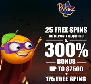 Pokiez Casino Welcome Bonus