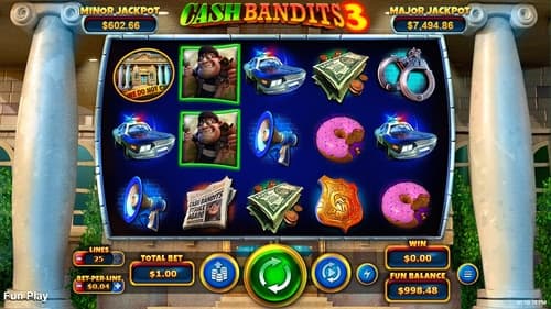 Cash Bandits 3 pokie online