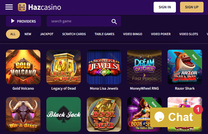 Haz Casino Games