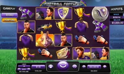 Football Fortunes Slot Game Symbols