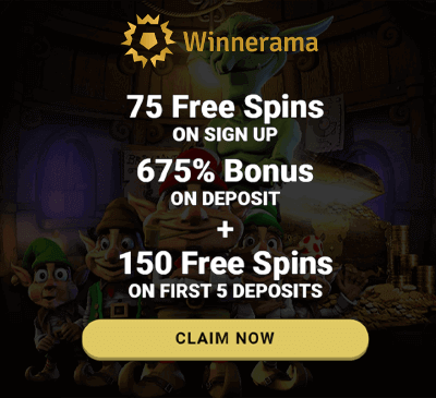 Winnerama Casino New Player Bonuses