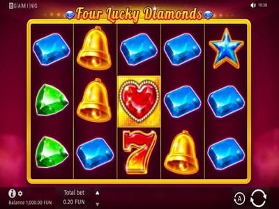 Four Lucky Diamonds Slot Symbols 