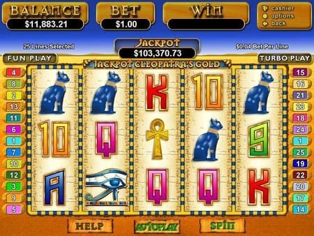 Jackpot Cleopatra's Gold pokie