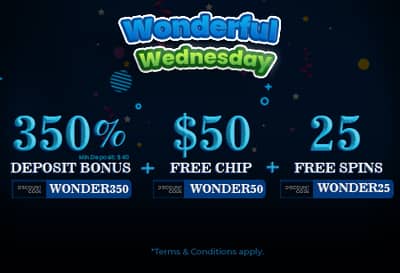 Wonderful Wednesday Casino Promotion
