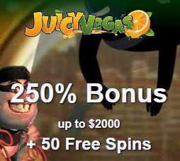 Juicy Vegas Casino Welcome Bonus