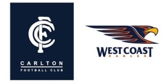 West Coast Eagles VS Carlton Blues