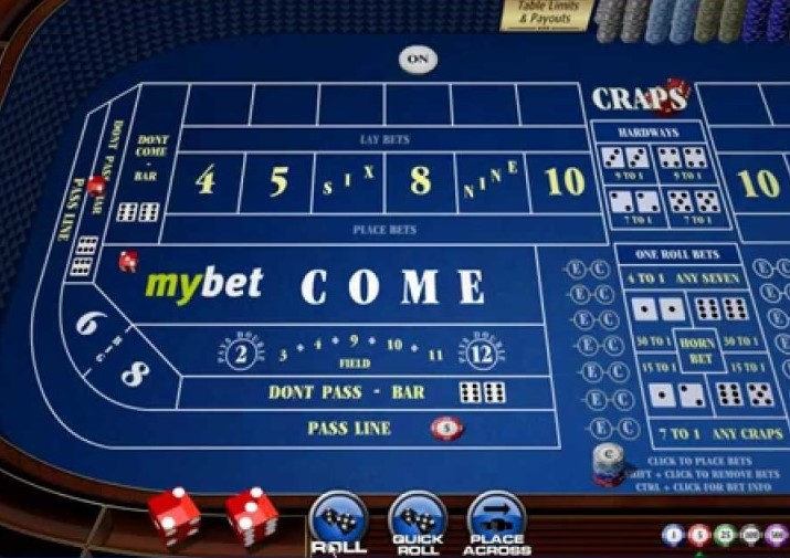 Win real money playing online craps casino games