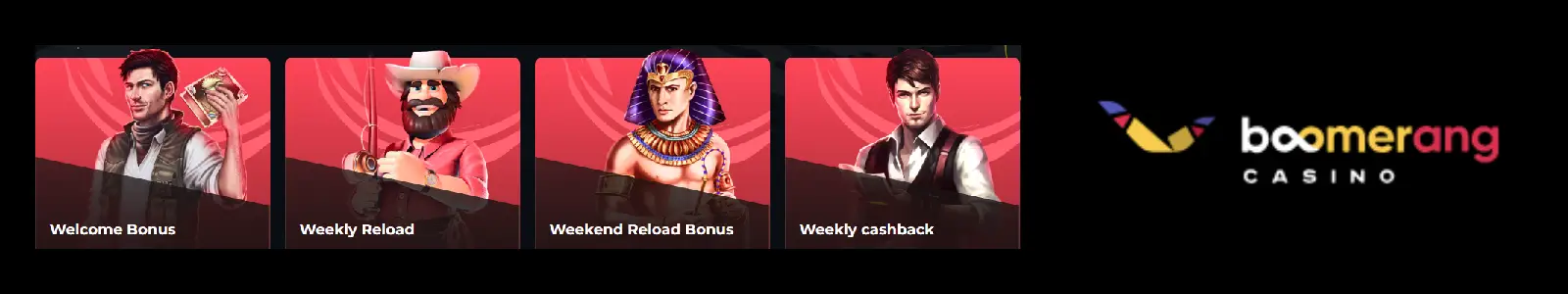 Boomerang casino welcome bonus