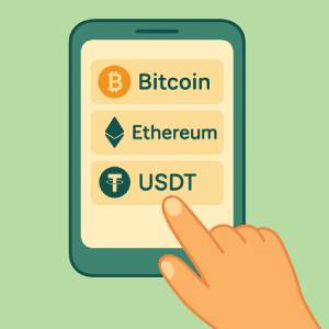 Choose the coin you want to cash out with