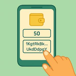 Open your personal wallet and copy the correct address