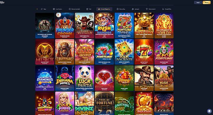 Gangsta Casino bonus wager games screenshot